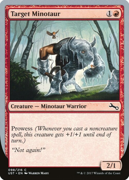 Target Minotaur Card Front