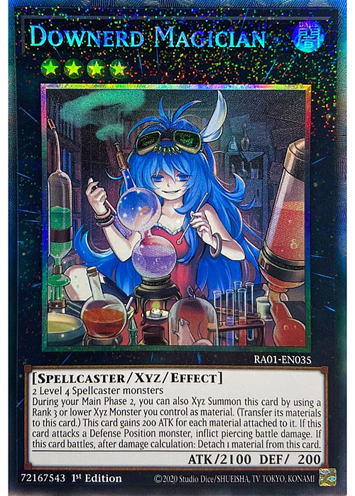 Downerd Magician Card Front