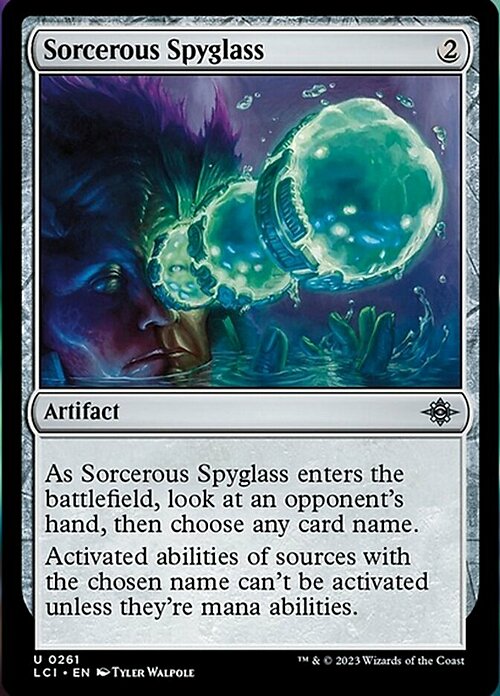 Sorcerous Spyglass Card Front