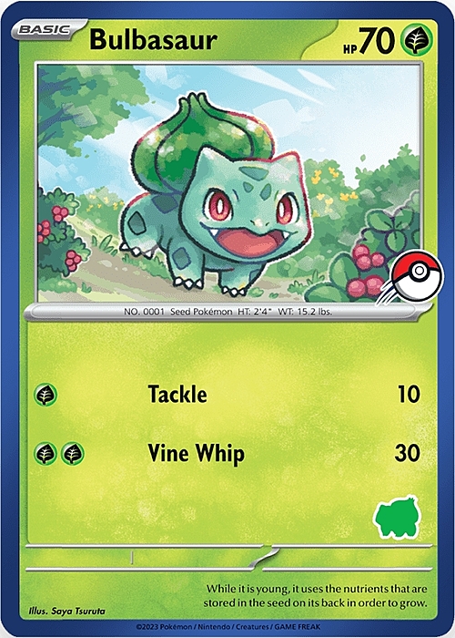 Bulbasaur Card Front