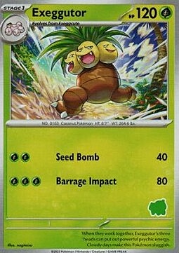 Exeggutor Card Front