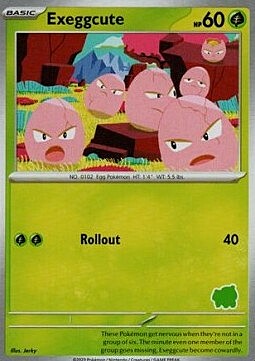 Exeggcute Card Front