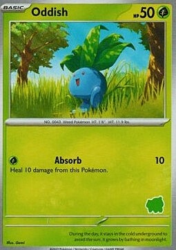 Oddish Card Front