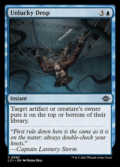 Unlucky Drop Card Front