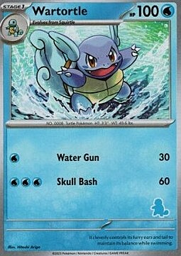 Wartortle Card Front