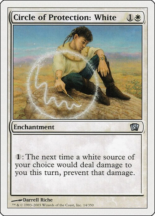 Circle of Protection: White Card Front