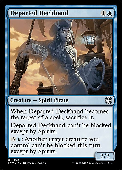 Departed Deckhand Card Front