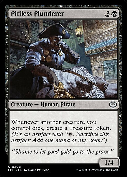 Pitiless Plunderer Card Front