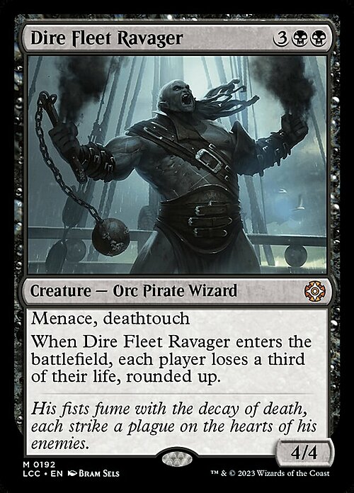 Dire Fleet Ravager Card Front