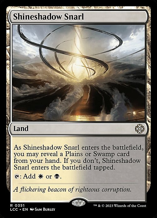 Shineshadow Snarl Card Front