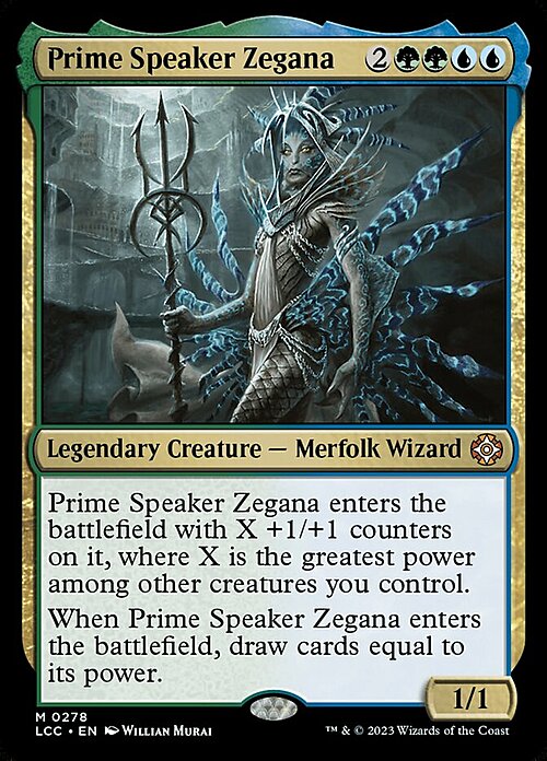 Prime Speaker Zegana Card Front