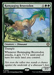 Rampaging Brontodon