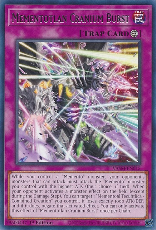 Mementotlan Cranium Burst Card Front