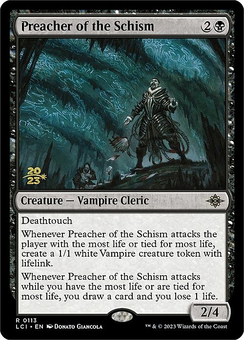 Preacher of the Schism Card Front