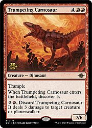 Trumpeting Carnosaur