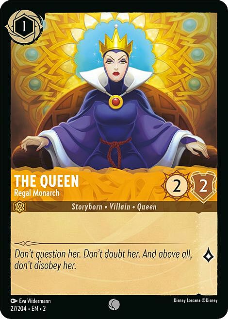 The Queen - Regal Monarch Card Front