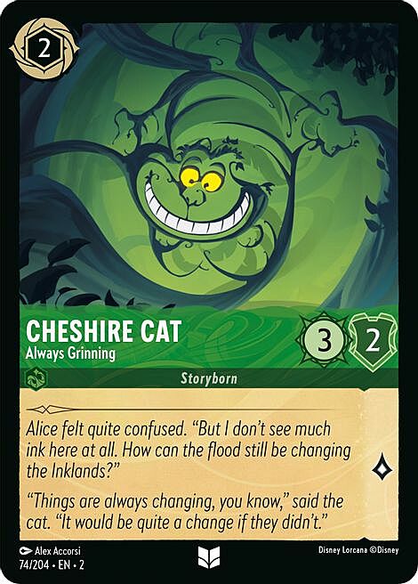 Cheshire Cat - Always Grinning Card Front