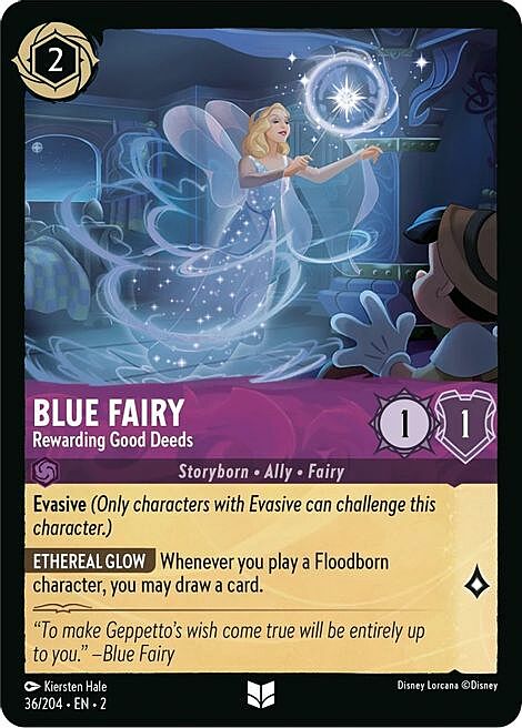 Blue Fairy - Rewarding Good Deeds Card Front