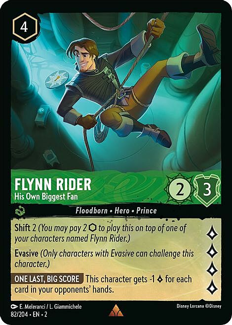 Flynn Rider - His Own Biggest Fan Card Front