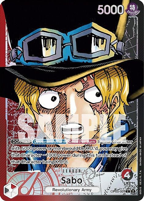 Sabo Card Front