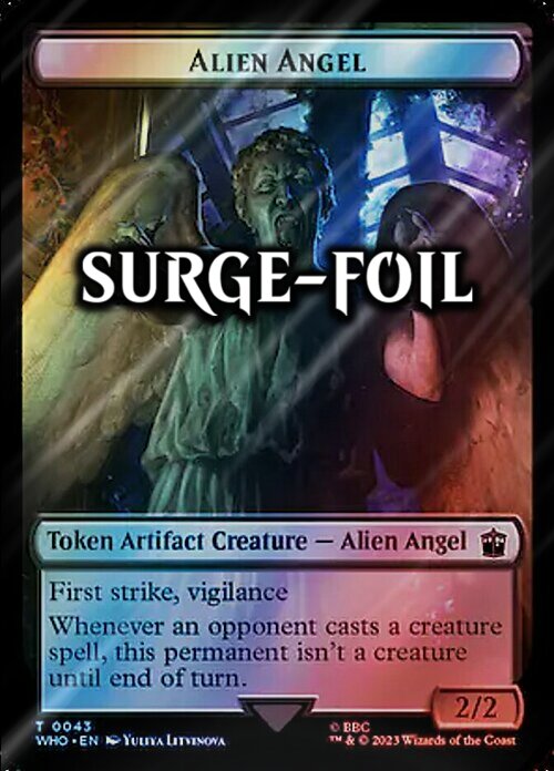 Alien Angel // Cyberman Card Front