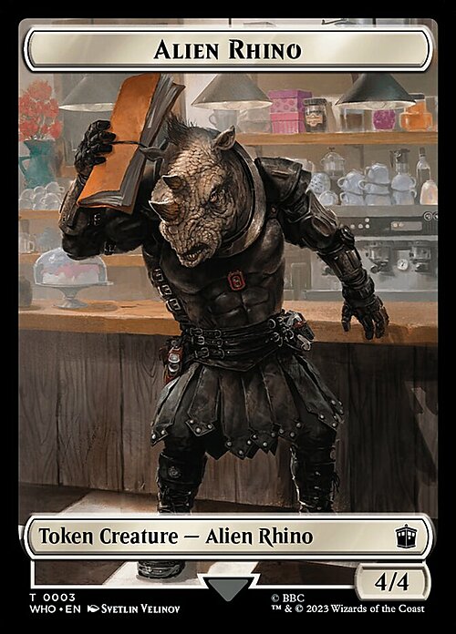 Alien Rhino // Beast Card Front