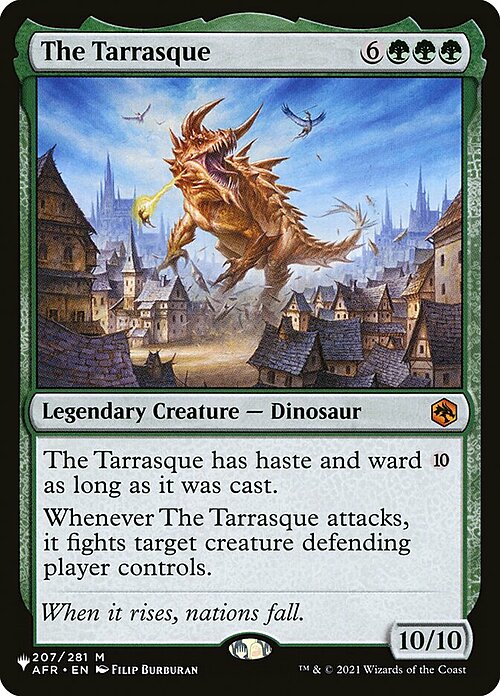 The Tarrasque Card Front