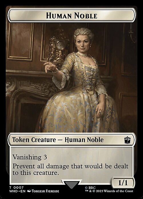 Human Noble // Alien Insect Card Front