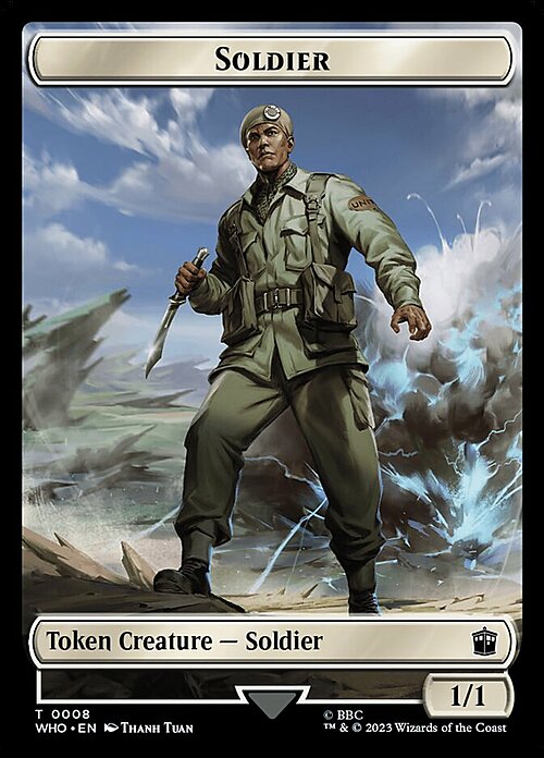 Soldier // Clue Card Front