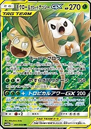 Rowlet & Alolan Exeggutor GX