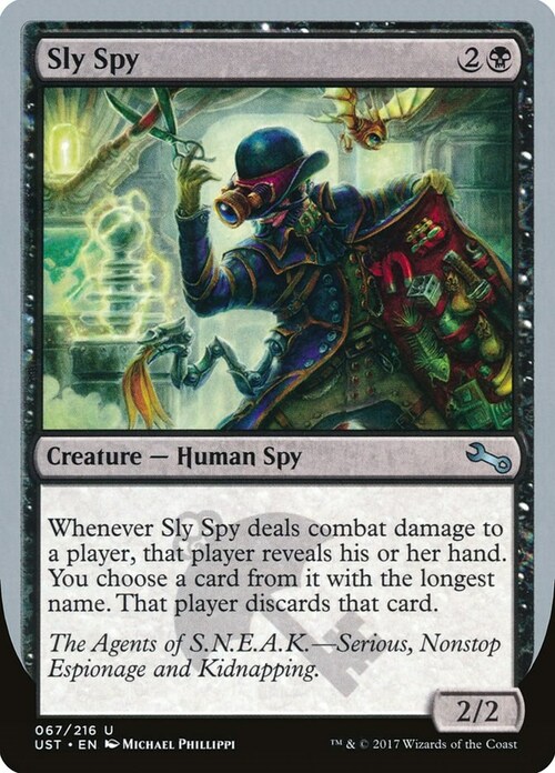 Sly Spy Card Front