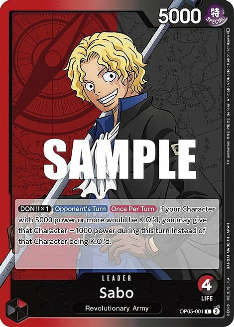 Sabo Card Front