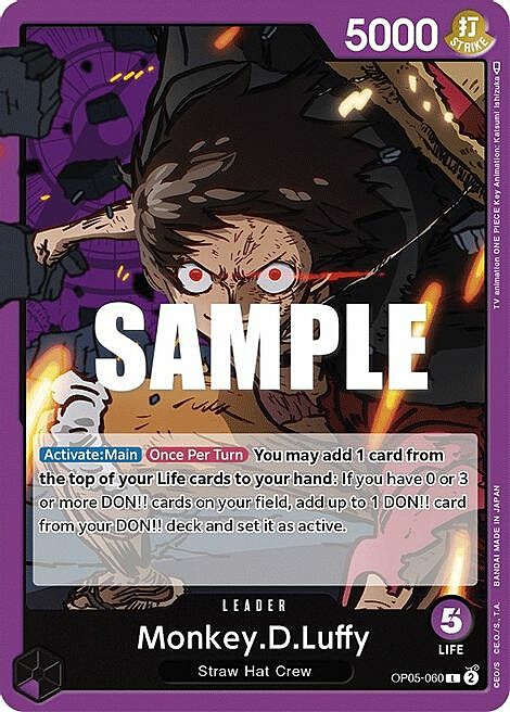 Monkey.D.Luffy Card Front