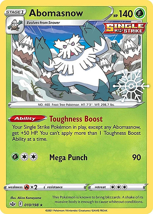 Abomasnow Card Front