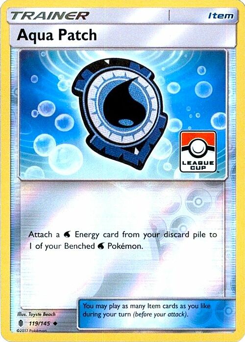 Aqua Patch Card Front