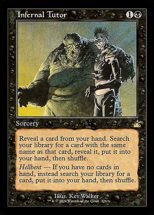 Infernal Tutor Card Front