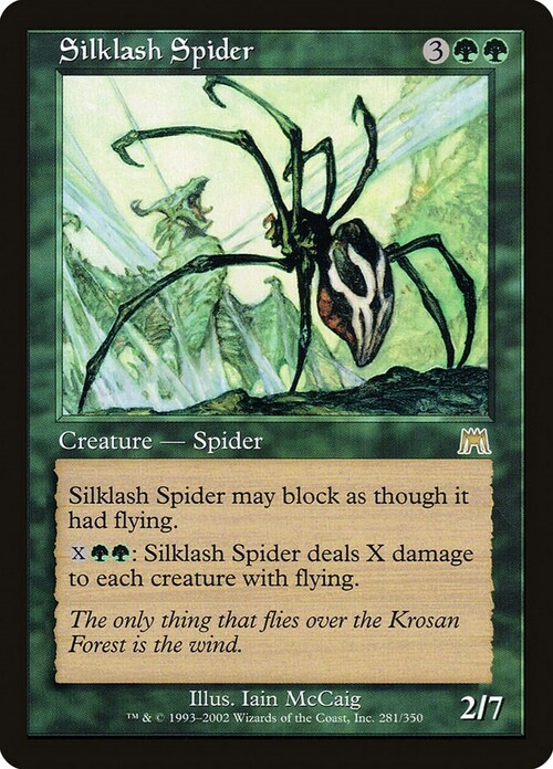 Silklash Spider Card Front