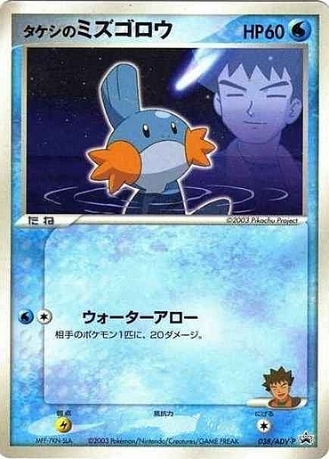 Brock's Mudkip Card Front