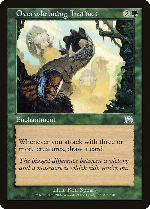 Overwhelming Instinct Card Front