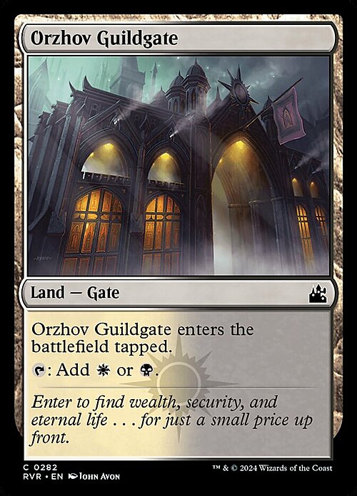 Orzhov Guildgate Card Front