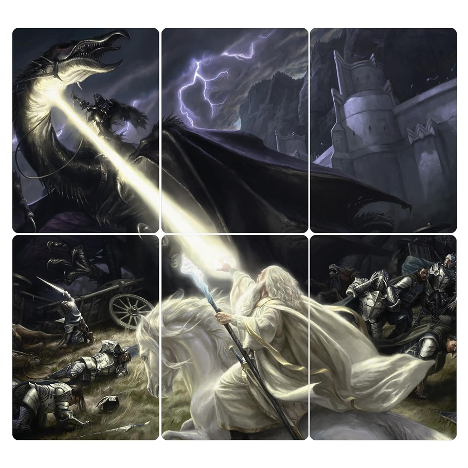 The Lord of the Rings: Tales of Middle-earth Holiday Release: "Gandalf in Pelennor Fields" Scene Art Cards Set