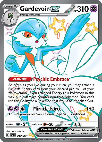 Gardevoir ex Card Front