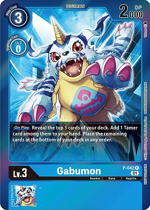 Gabumon Card Front