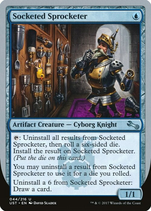 Socketed Sprocketer Card Front