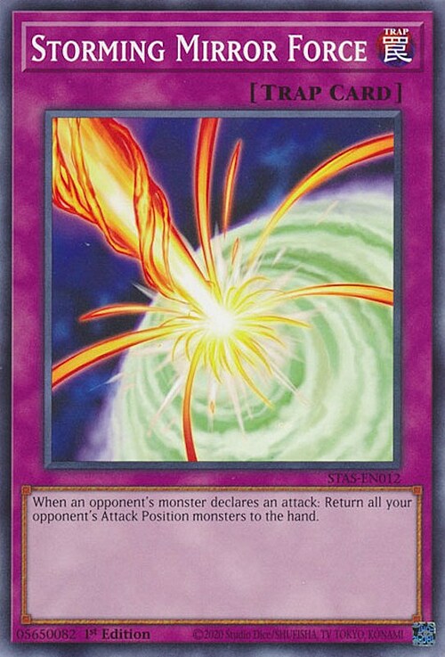 Storming Mirror Force Card Front