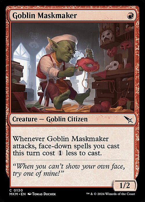 Goblin Maskmaker Card Front