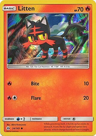 Litten Card Front