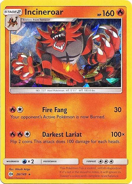 Incineroar Card Front