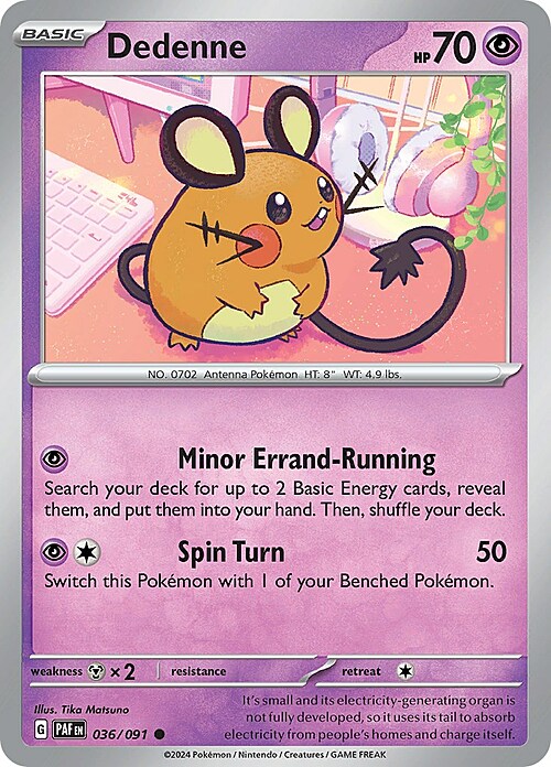 Dedenne Card Front