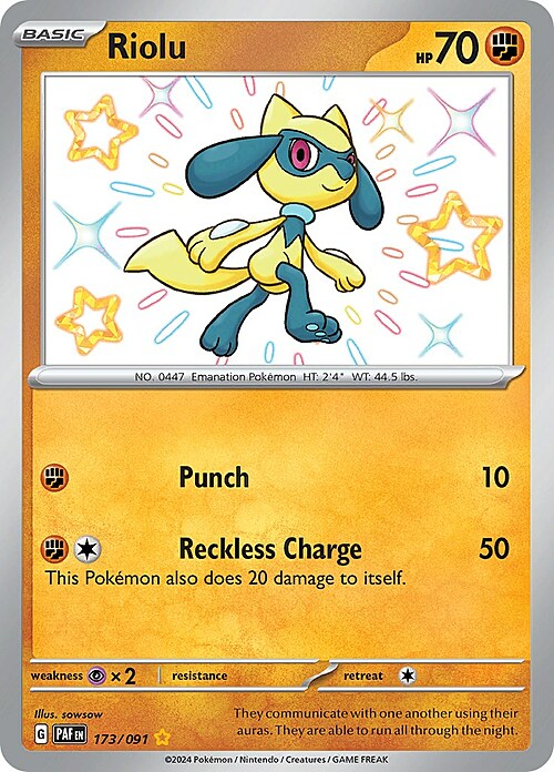 Riolu Card Front